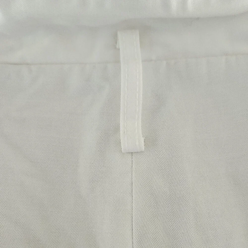 Marissa Webb Dixon paper bag cotton Romper white Dress Sz 4 pockets